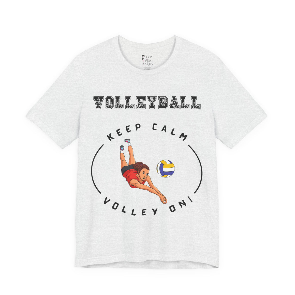 Adult Volleyball Female Graphic T-Shirt