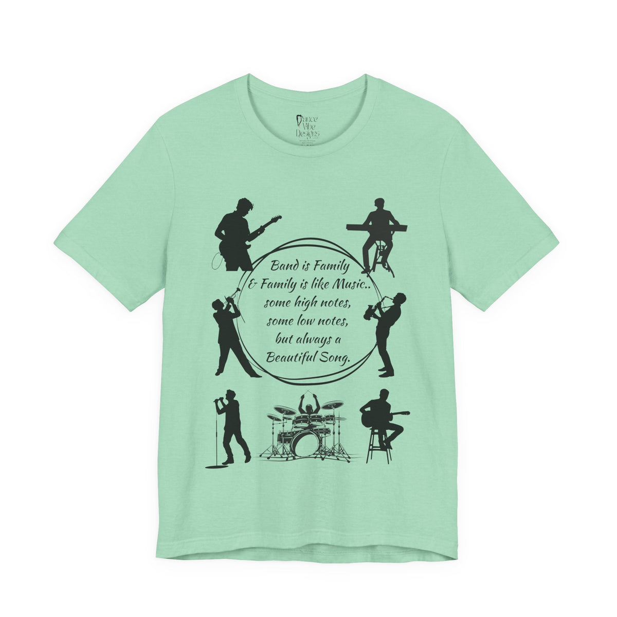 Adult Band Is Family Graphic T-Shirt