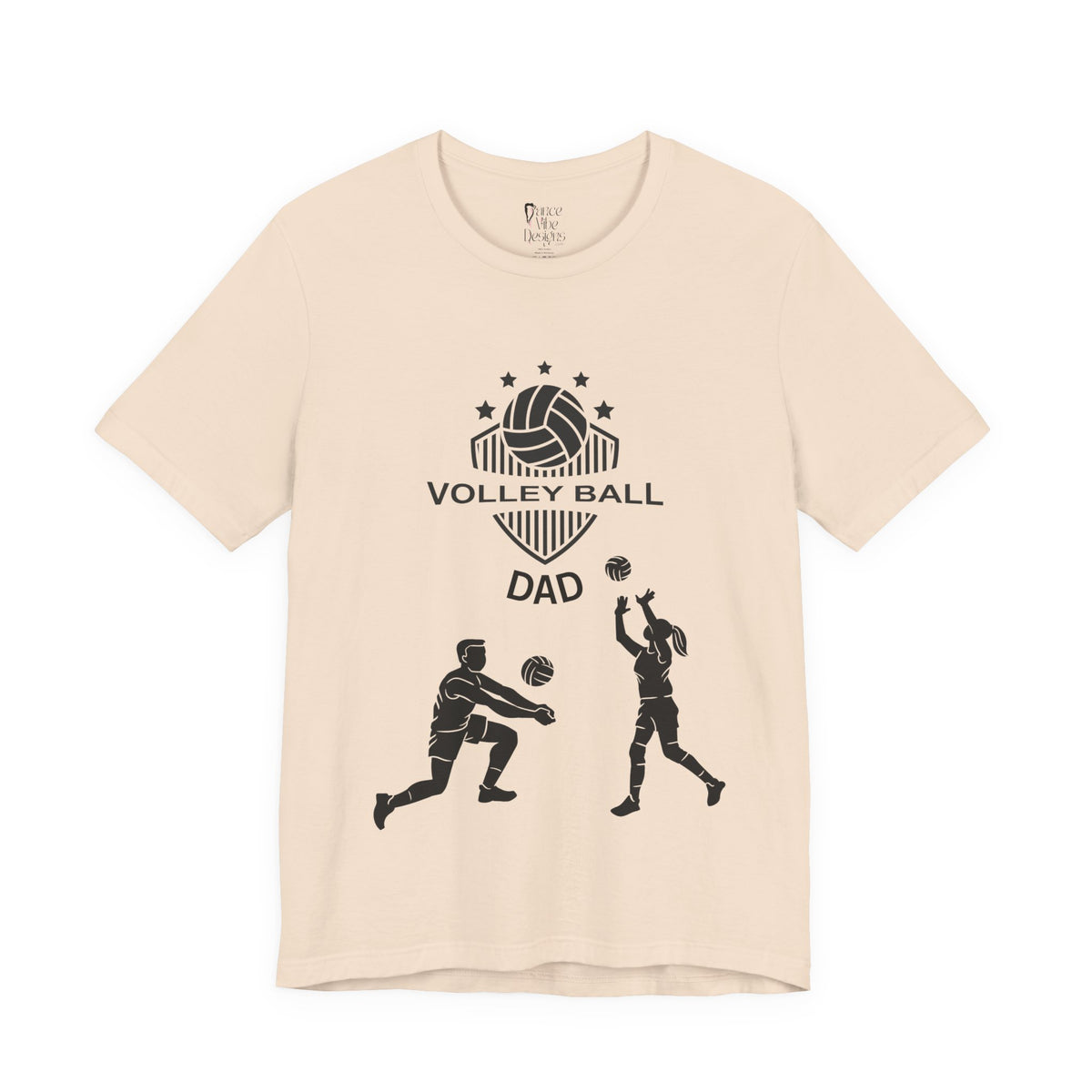 Adult Dad Volleyball Graphic T-Shirt