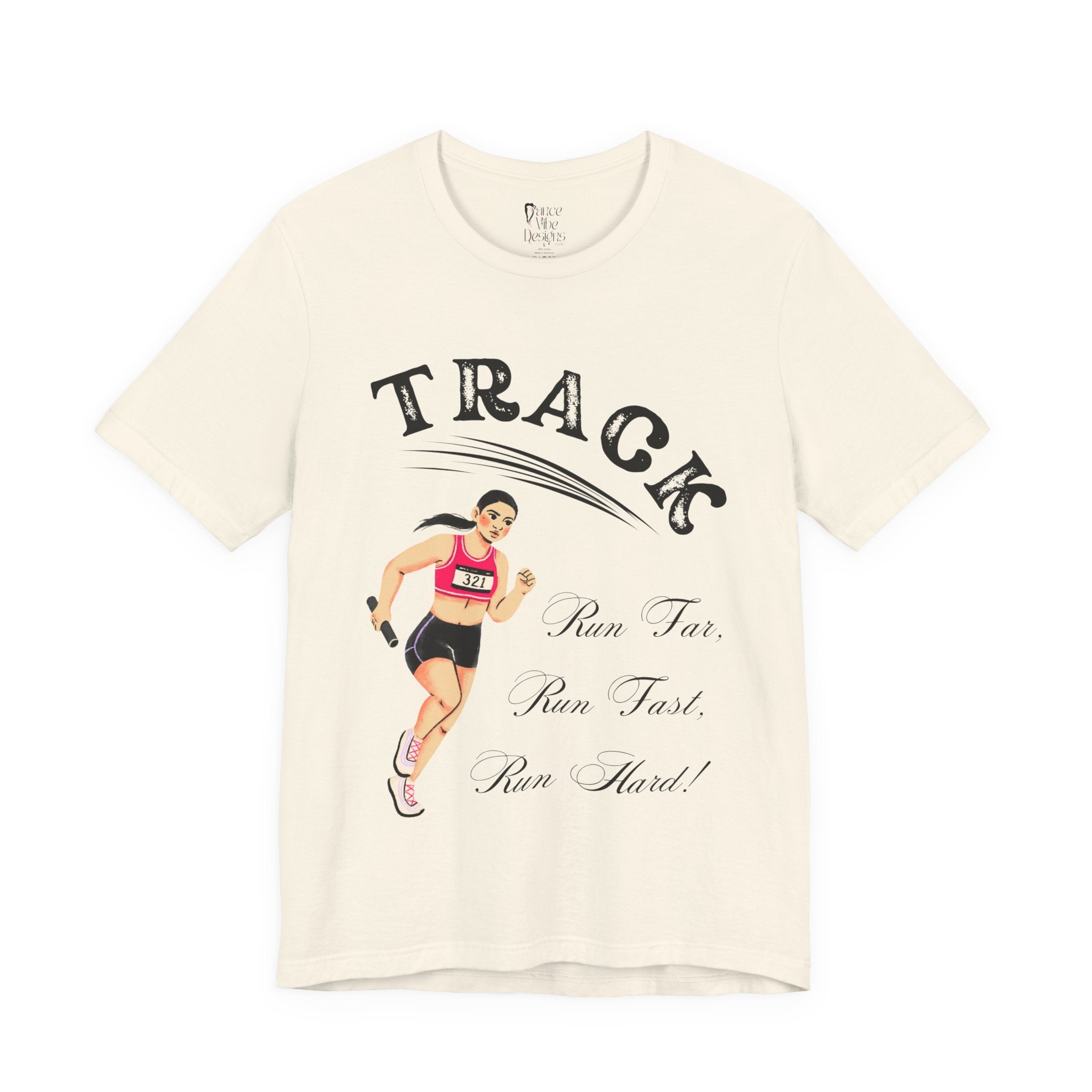 Adult Track Female Graphic T-Shirt