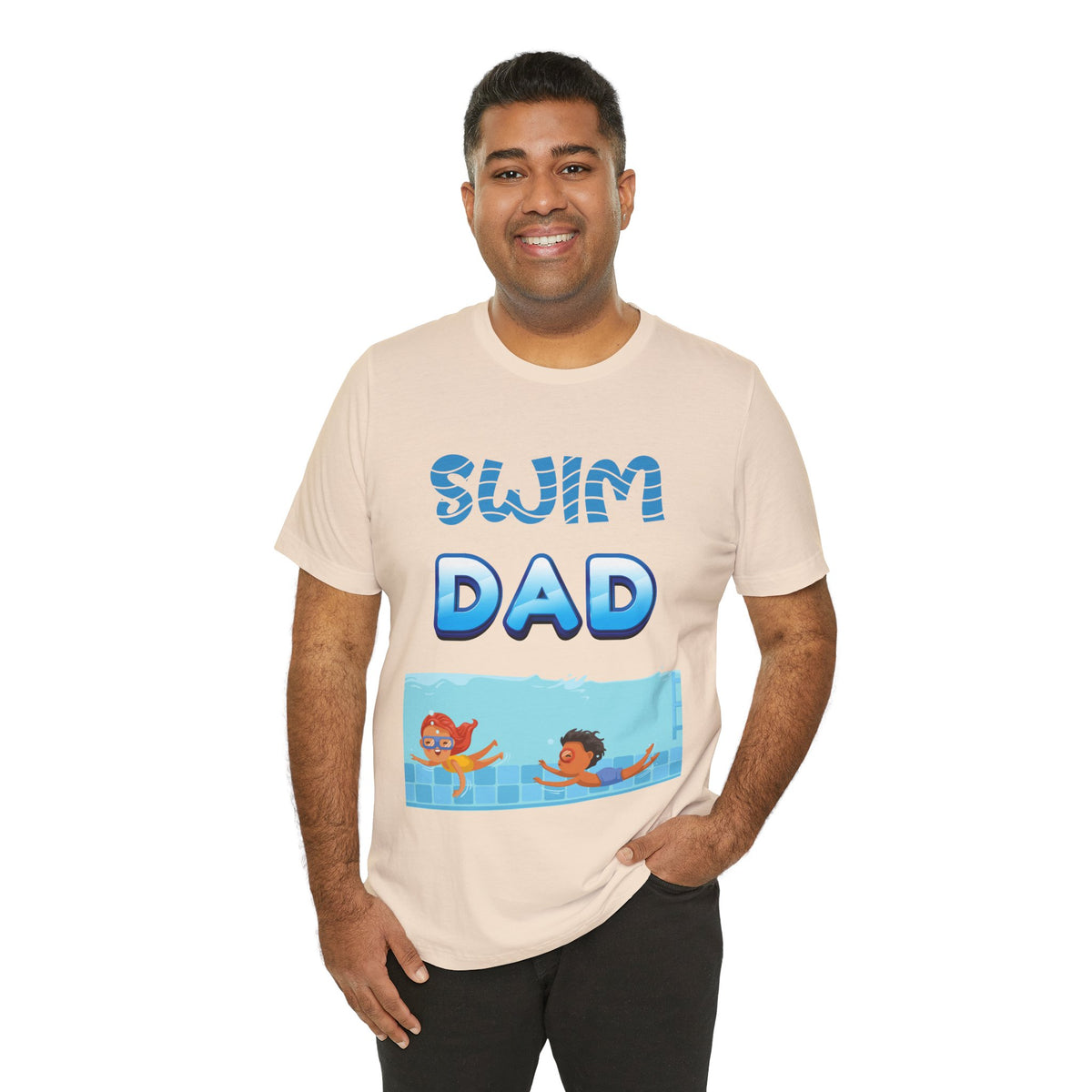 Adult Dad Swim Graphic T-Shirt