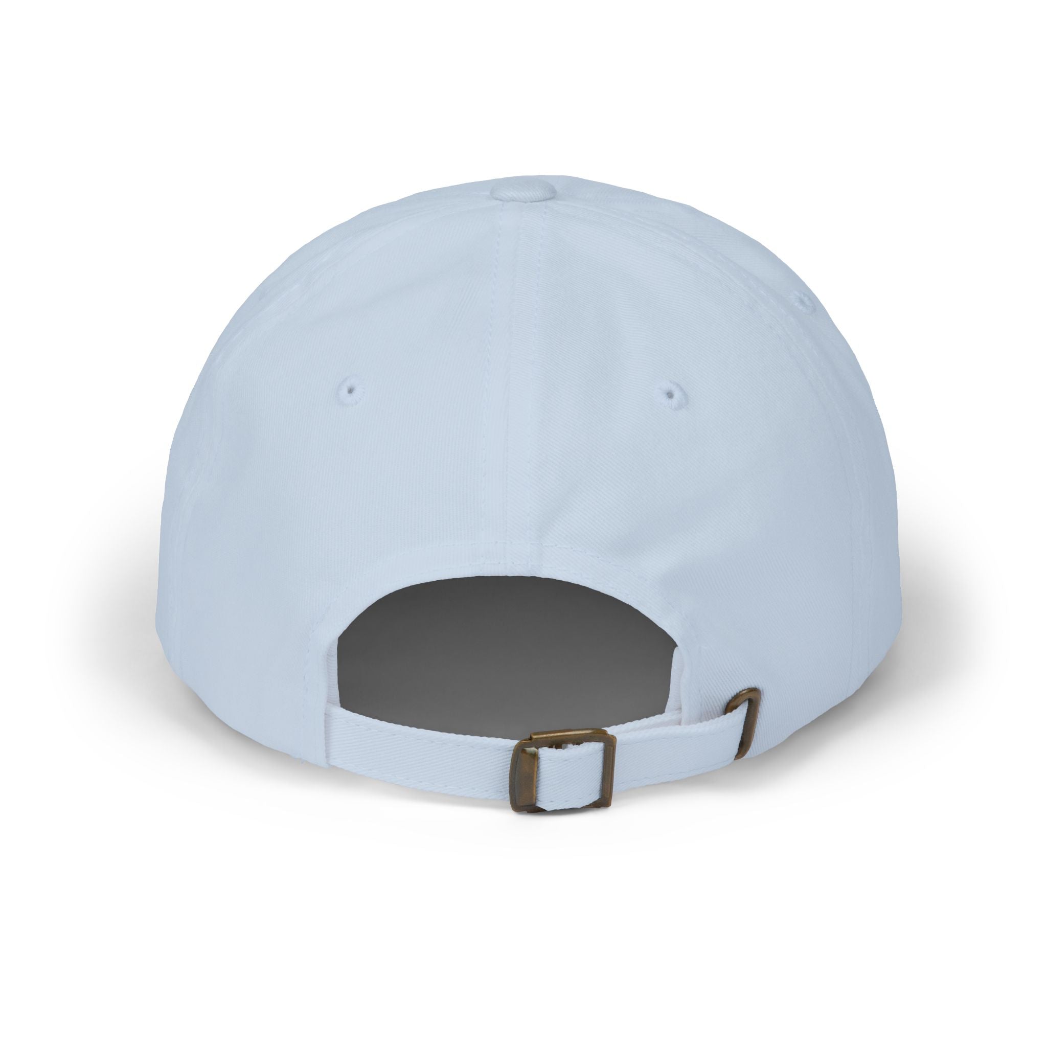 Light blue classic dad cap hat Back view