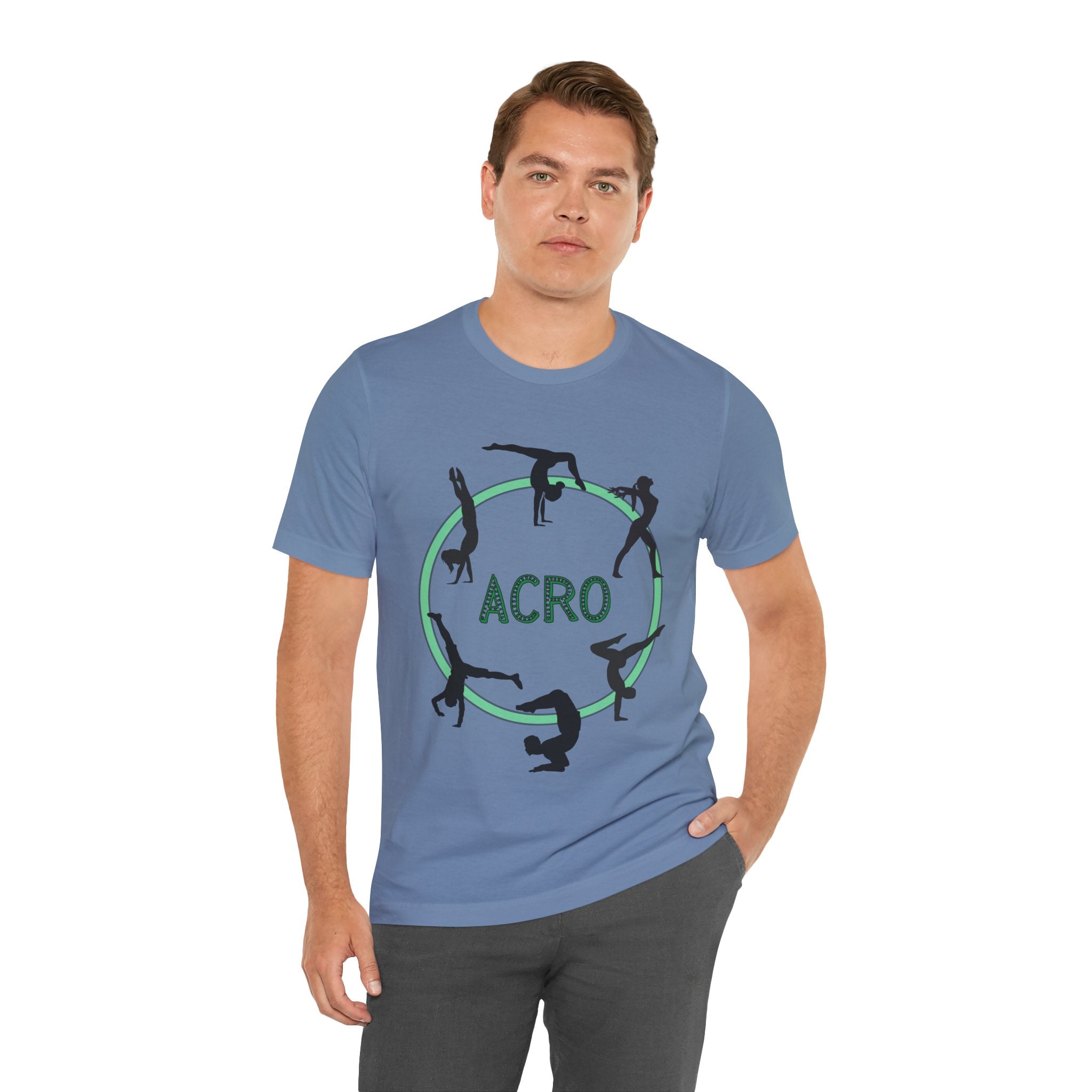 Adult Acro Gymnastics Graphic T-Shirt