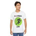 Adult Football Life Graphic T-Shirt