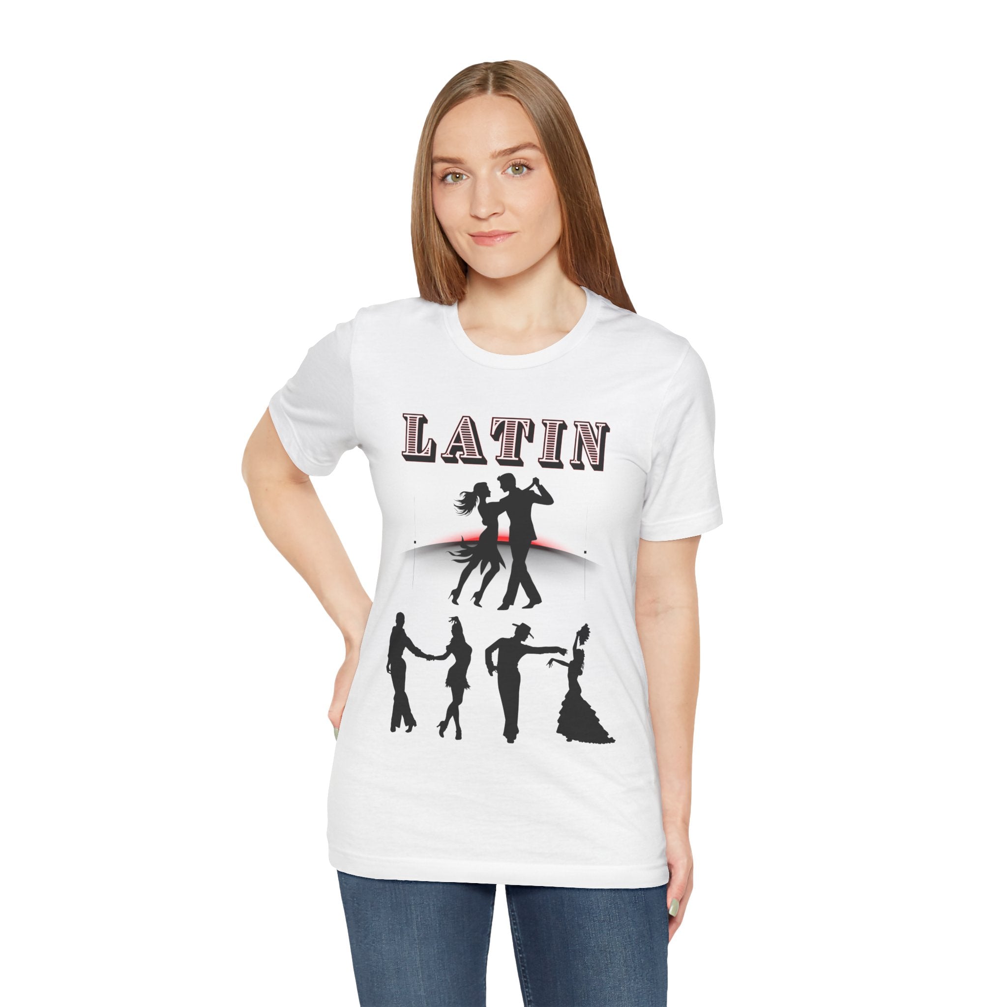 Adult Latin Ballroom Dance Couples Graphic T-Shirt