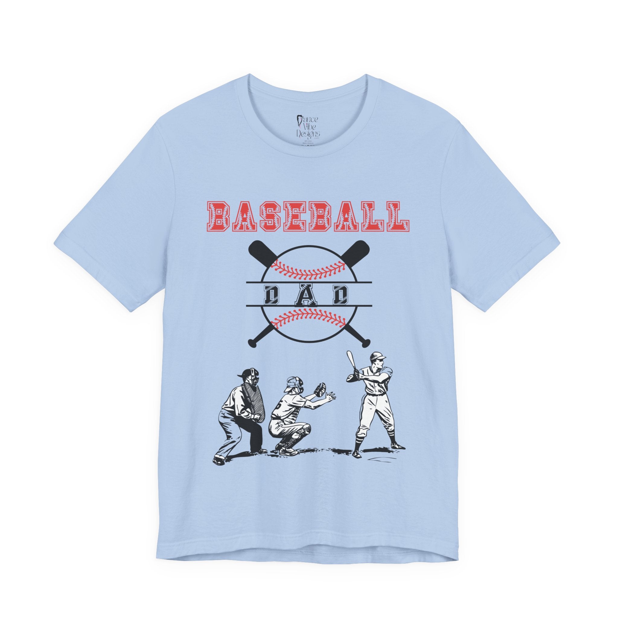 Adult Dad Baseball Graphic T-Shirt