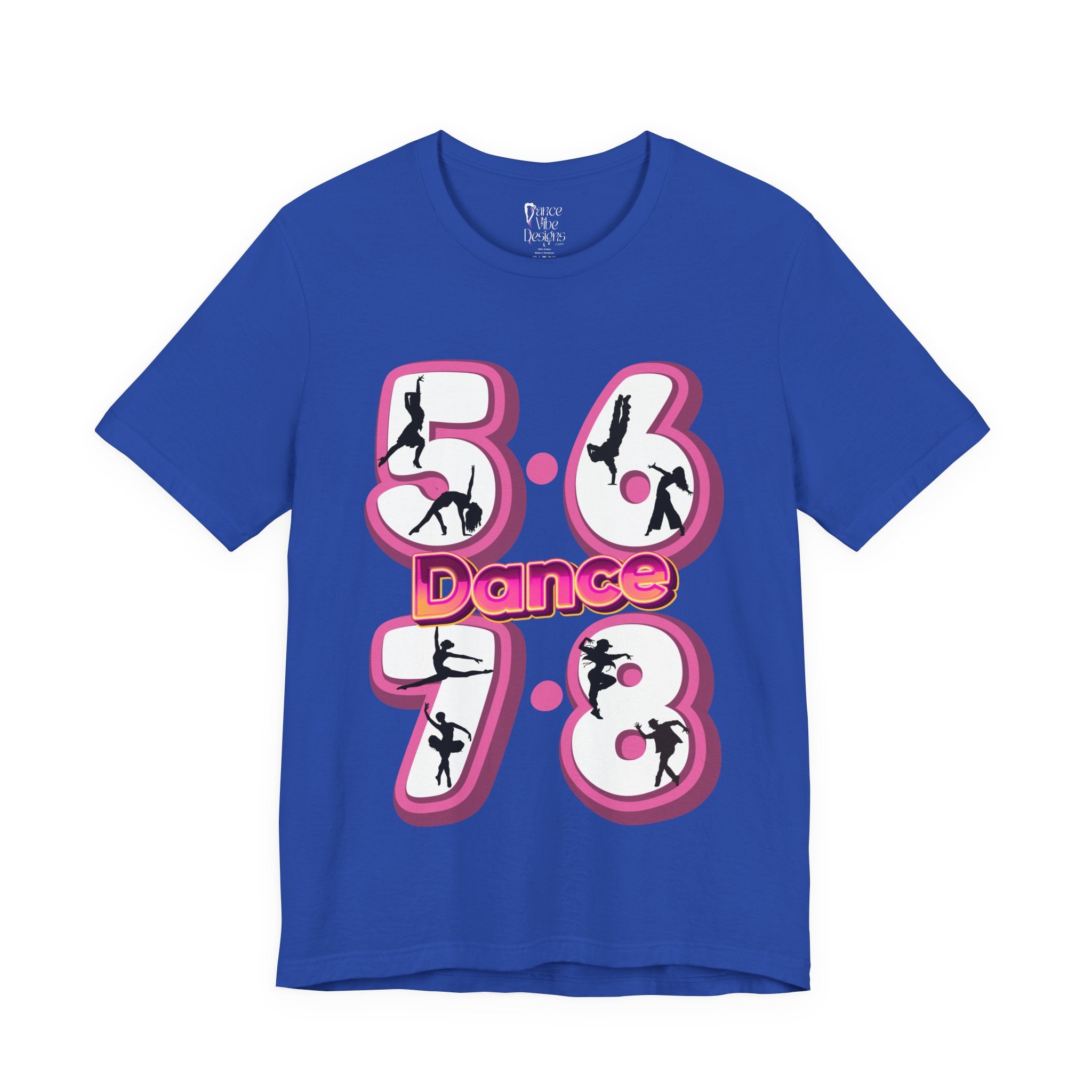 Adult 5 6 7 8 Dance Graphic T-Shirt