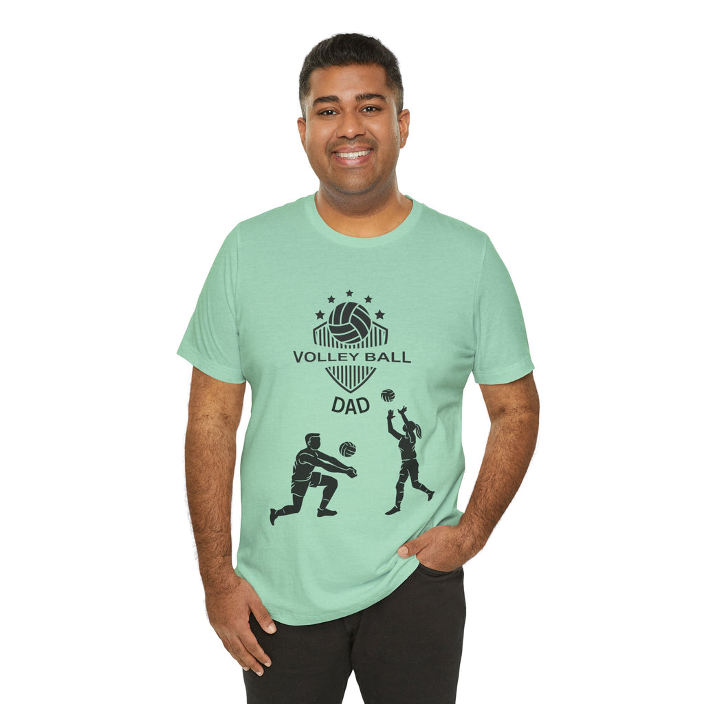 Adult Dad Volleyball Graphic T-Shirt