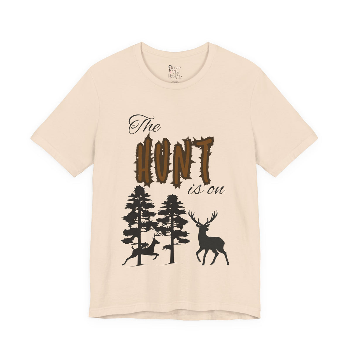 Adult Hunting The Hunt Is On Graphic T-Shirt