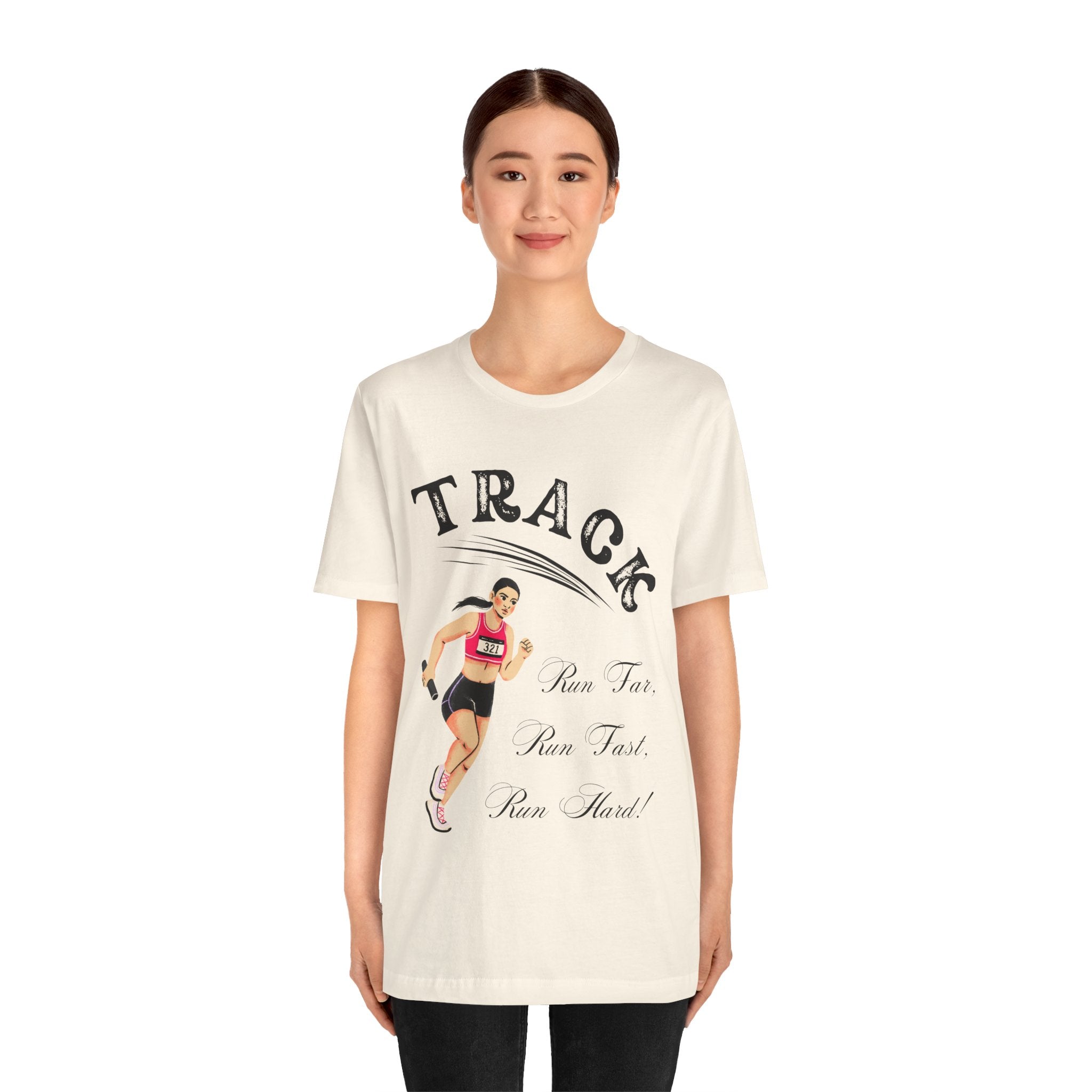 Adult Track Female Graphic T-Shirt