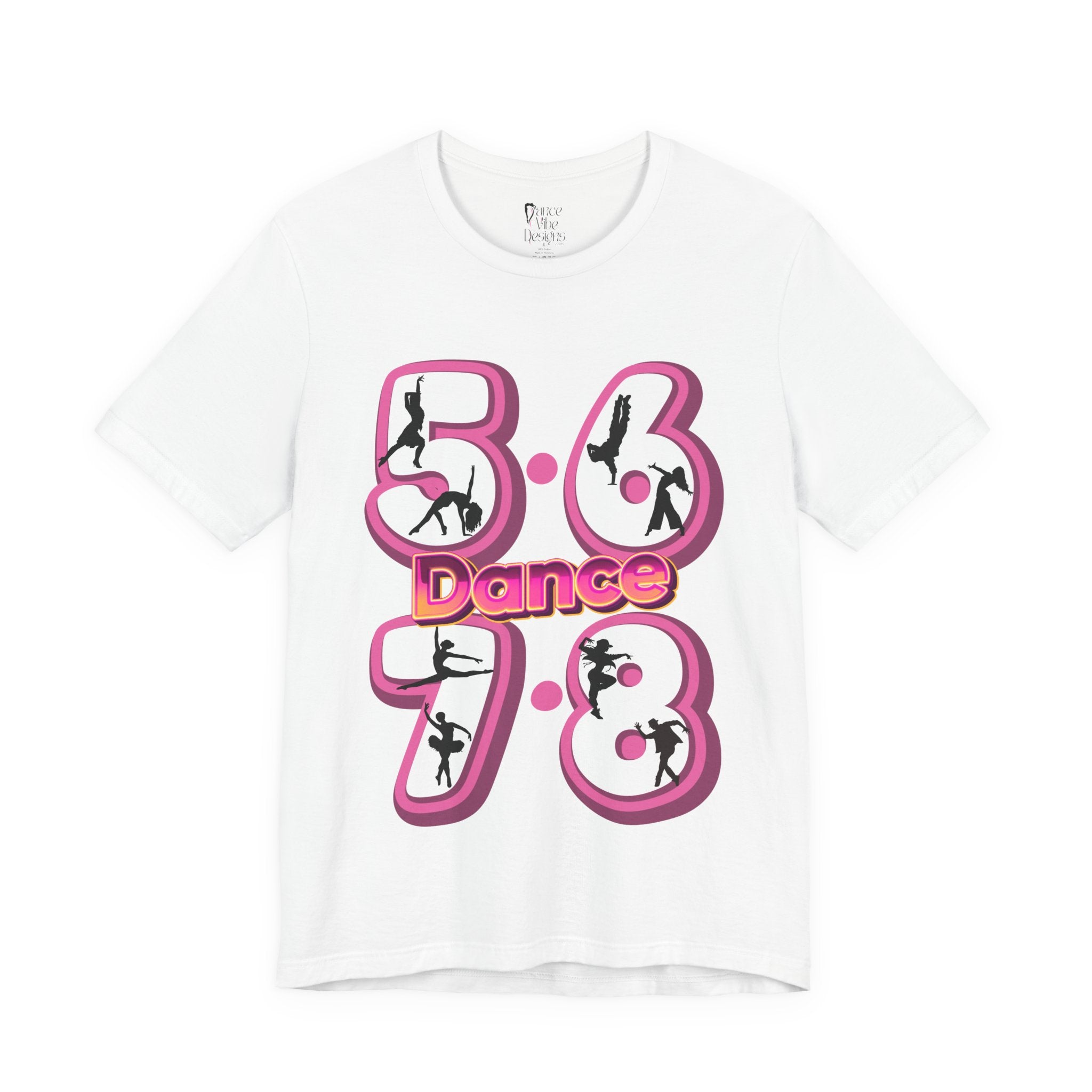 Adult 5 6 7 8 Dance Graphic T-Shirt