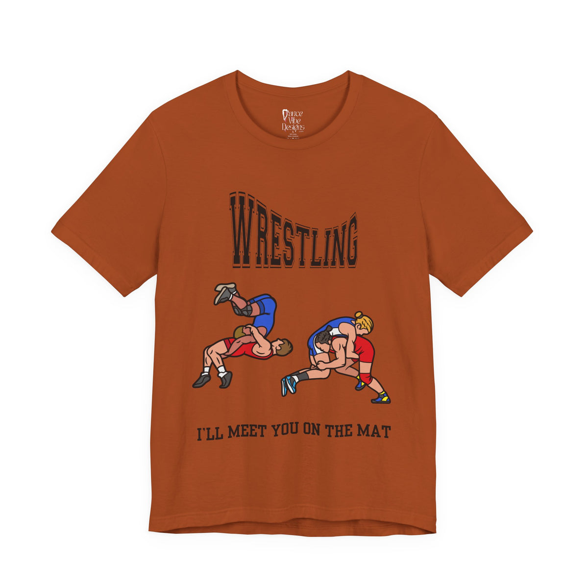 Adult Wrestling I'll Meet You On The Mat Graphic T-Shirt