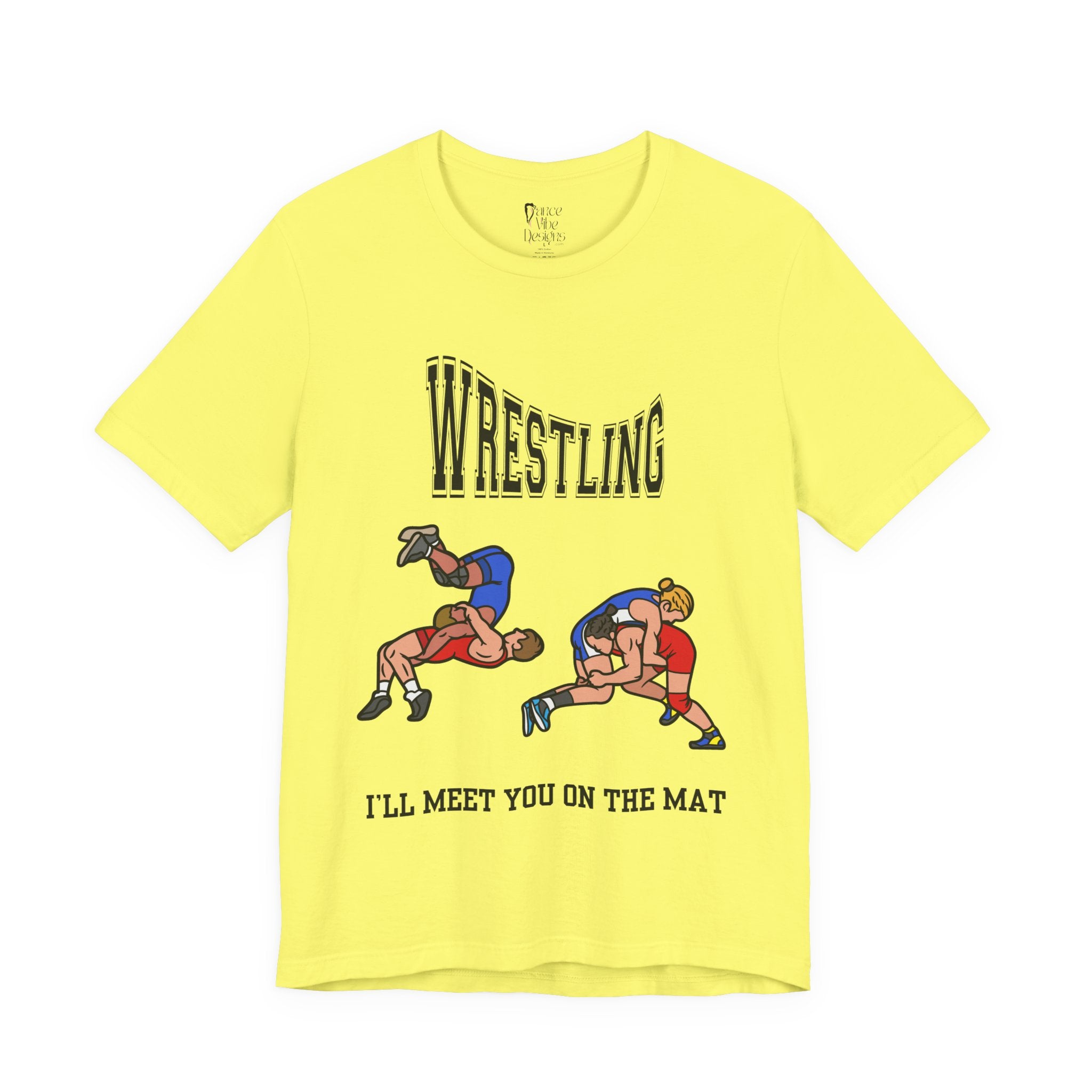 Adult Wrestling I'll Meet You On The Mat Graphic T-Shirt