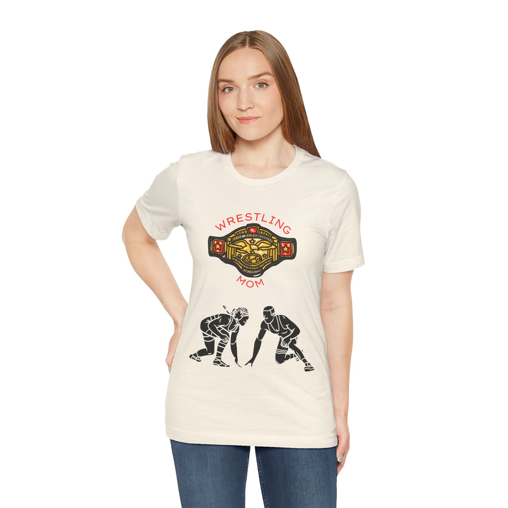 Adult Mom Wrestling Graphic T-Shirt