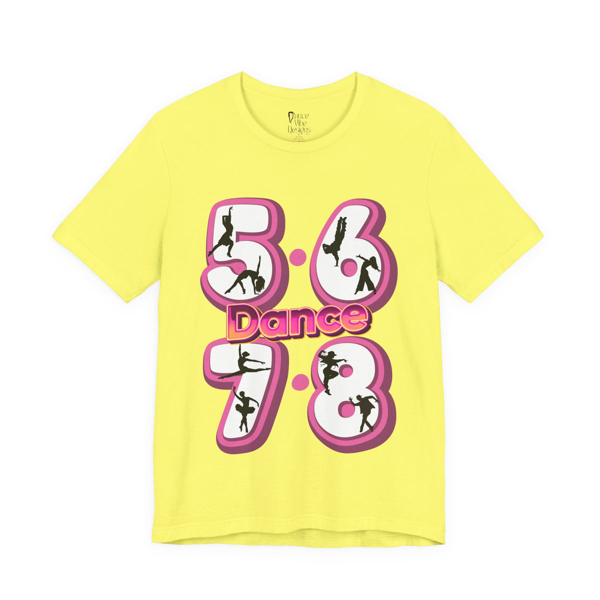Adult 5 6 7 8 Dance Graphic T-Shirt
