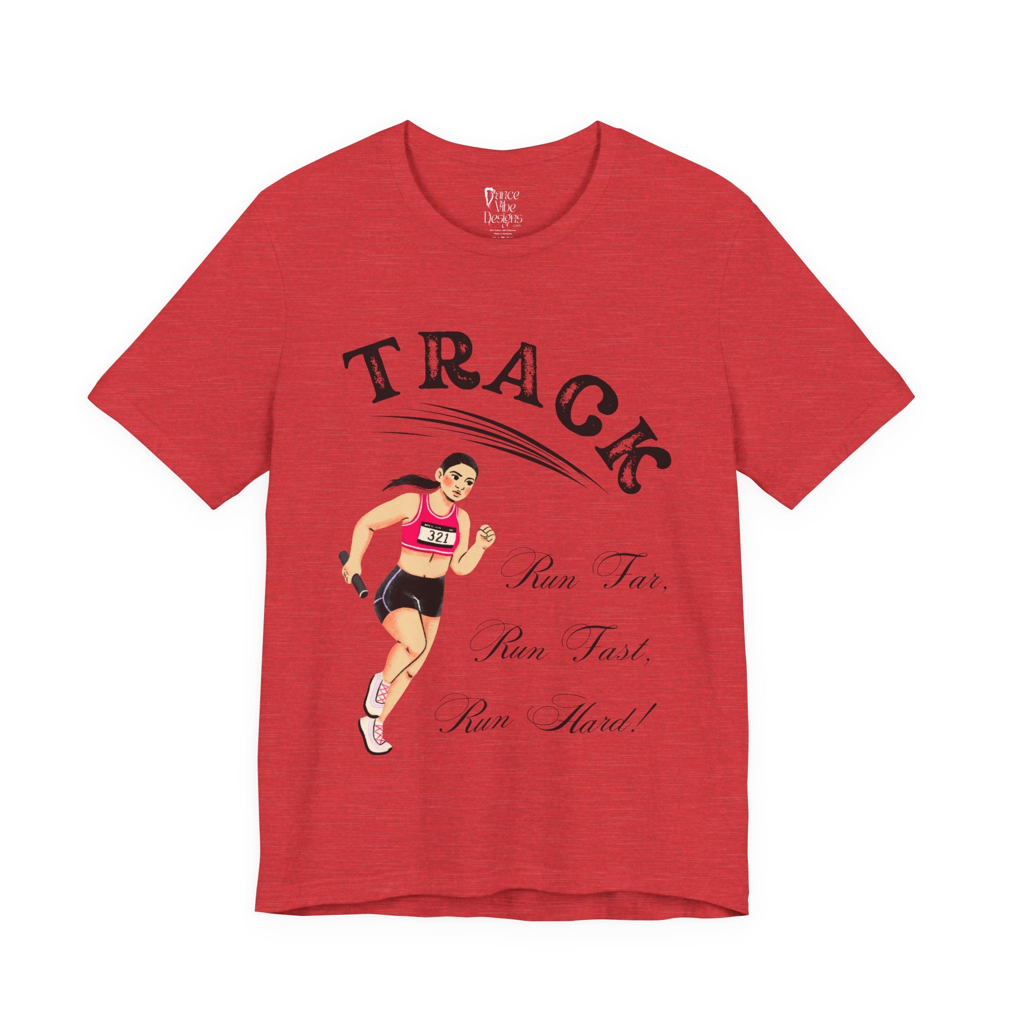Adult Track Female Graphic T-Shirt