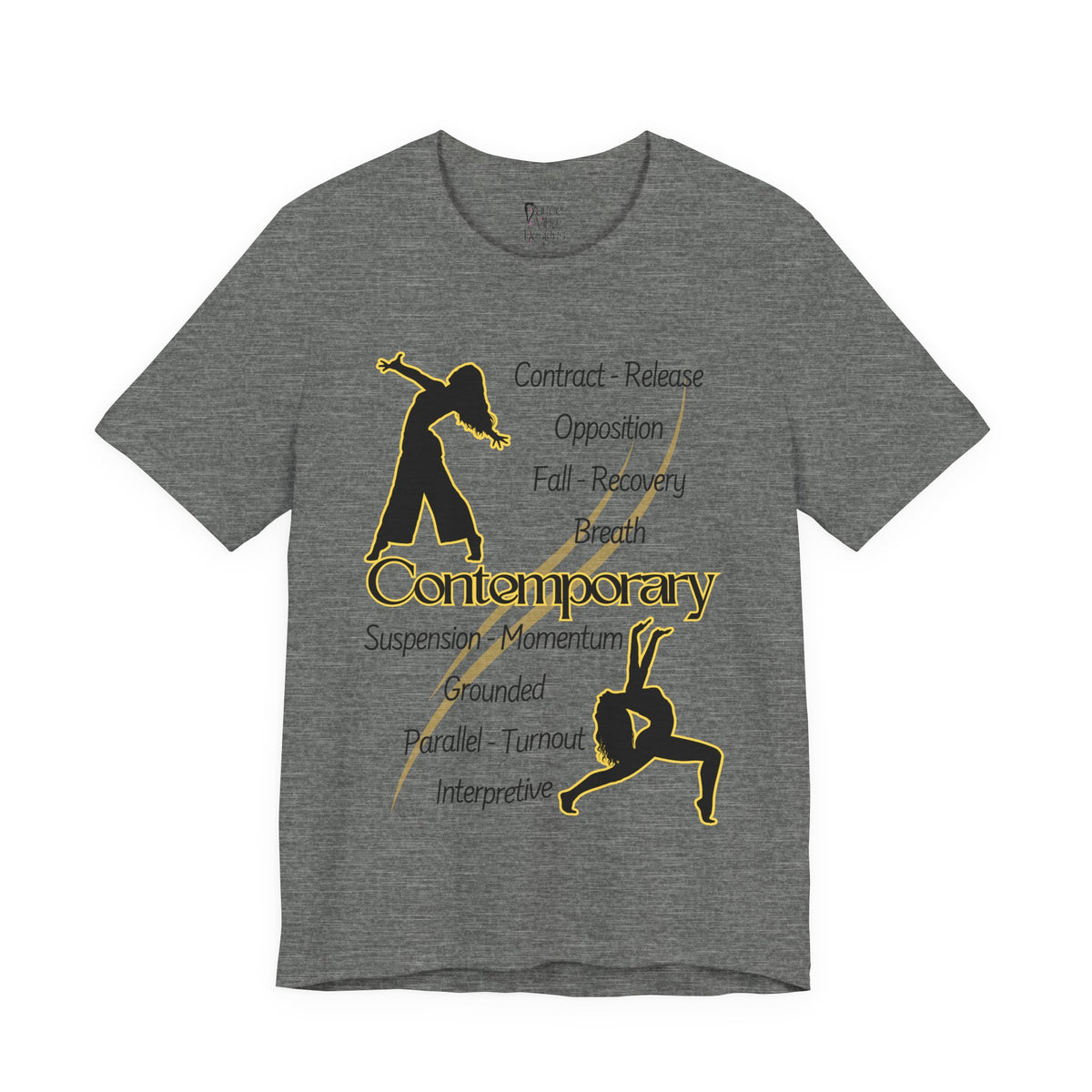 Adult Contemporary Modern Dancers Graphic T-Shirt