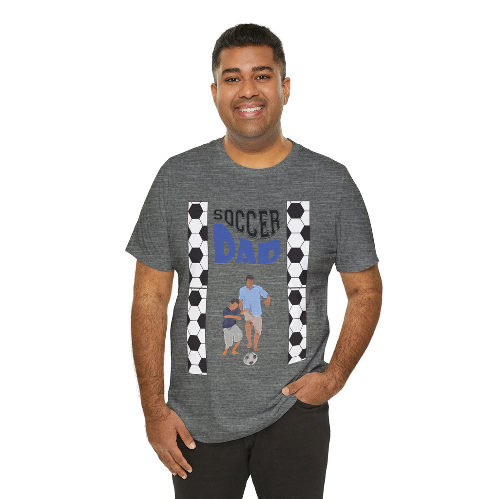 Adult Dad Soccer Son Sportswear Graphic T-Shirt