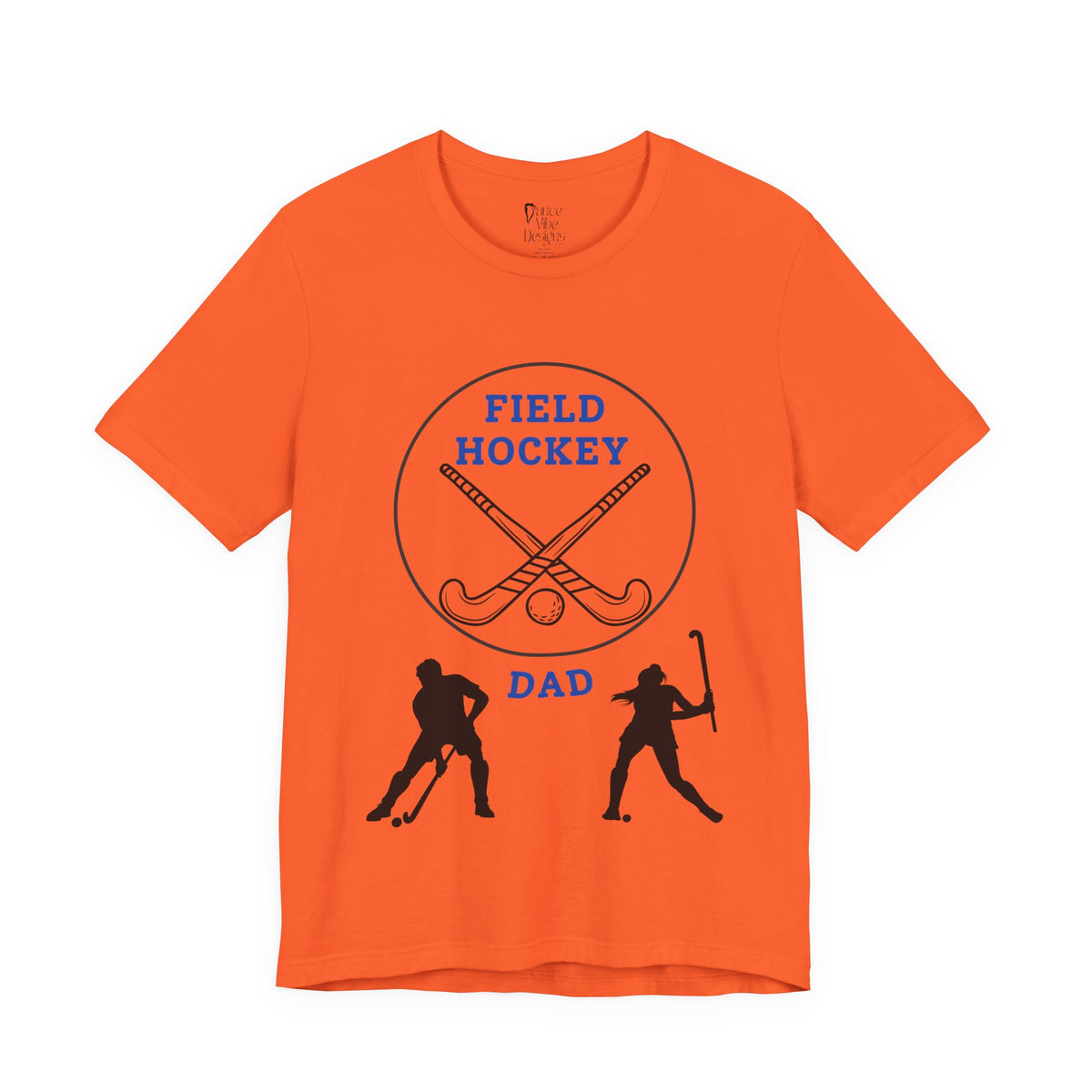 Adult Dad Field Hockey Graphic T-Shirt