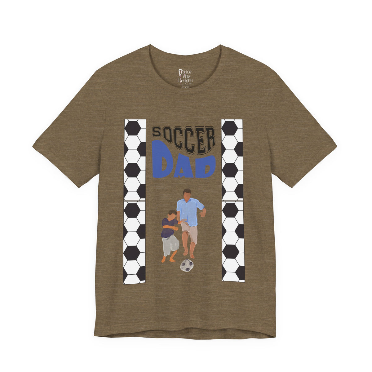Adult Dad Soccer Son Sportswear Graphic T-Shirt