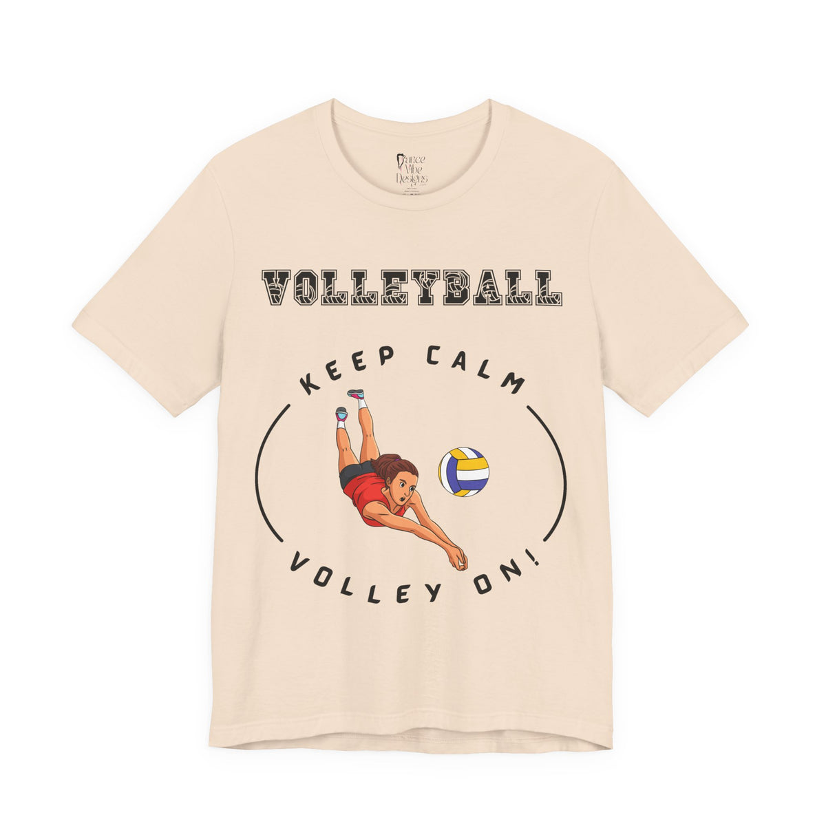 Adult Volleyball Female Graphic T-Shirt