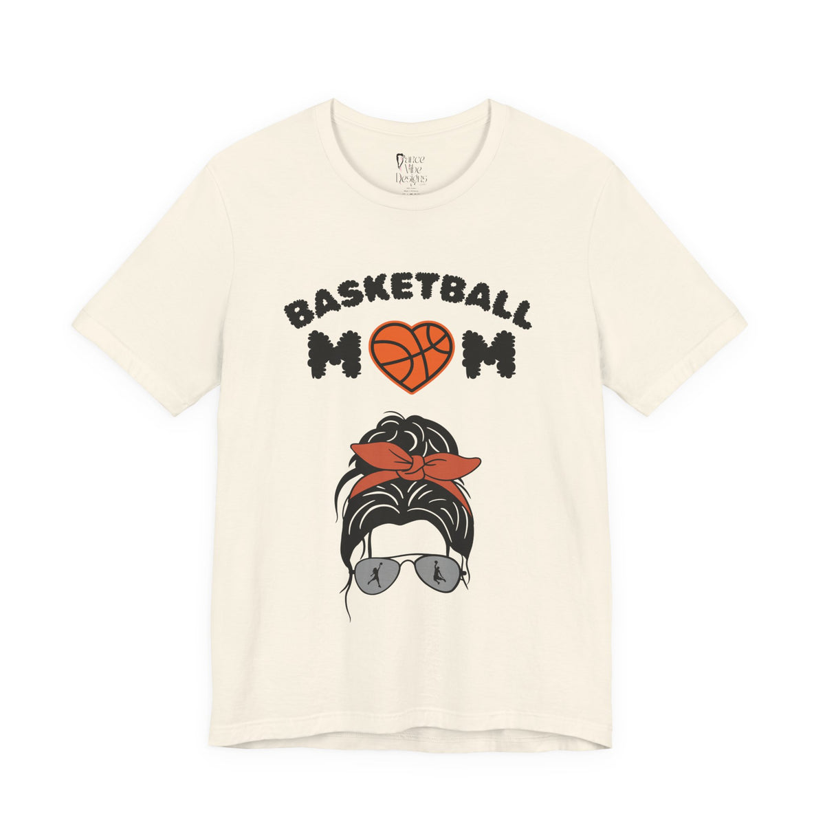 Adult Mom Basketball Graphic T-Shirt