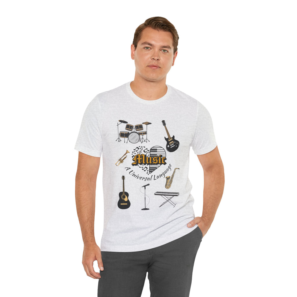 Adult Music A Universal Language Graphic T-Shirt