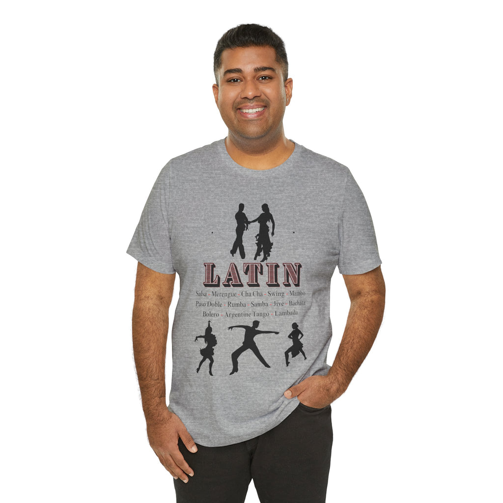 Adult Latin Ballroom Dancers Graphic T-Shirt