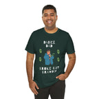 Adult Funny Broke But Brawny Dance Dad Graphic T-Shirt