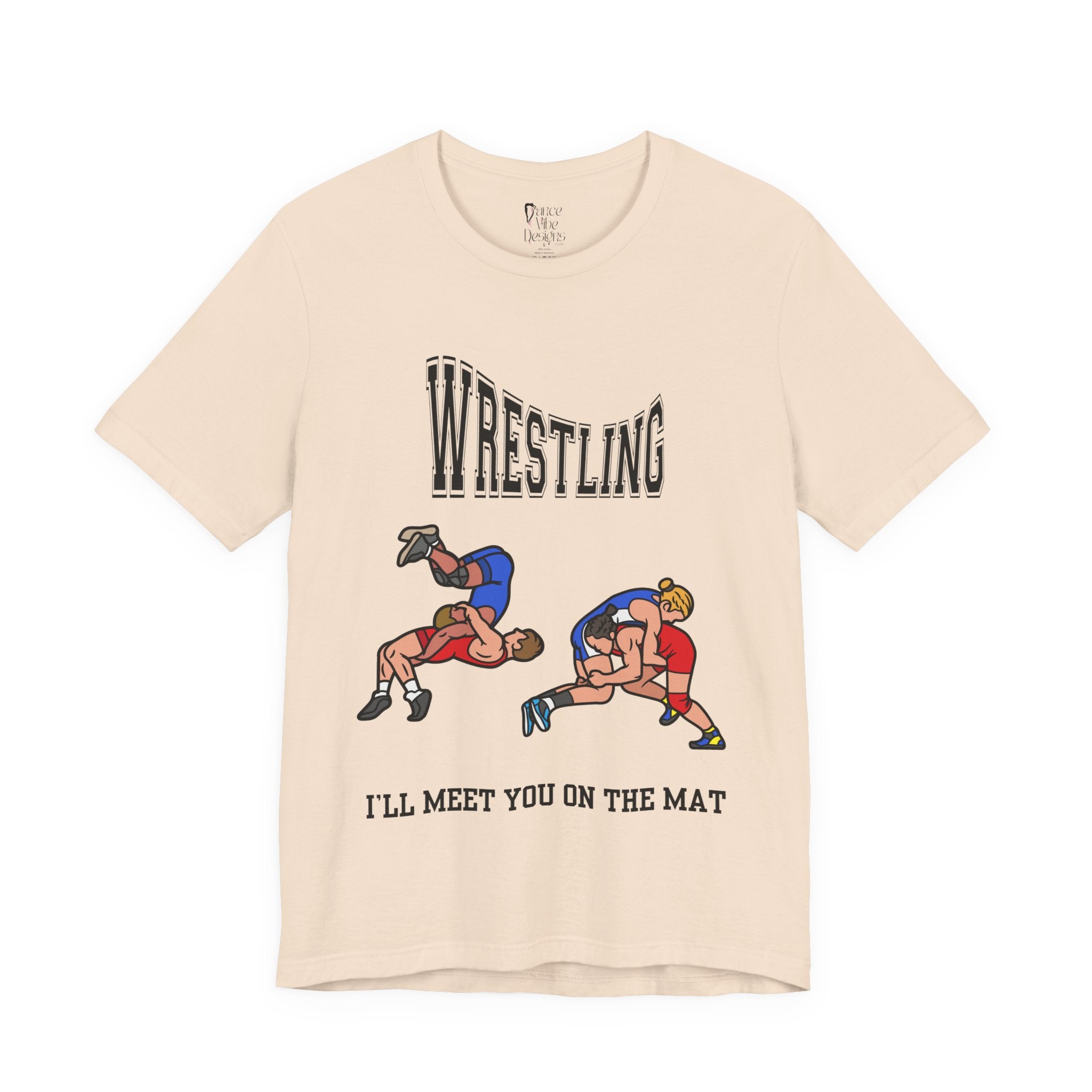 Adult Wrestling I'll Meet You On The Mat Graphic T-Shirt