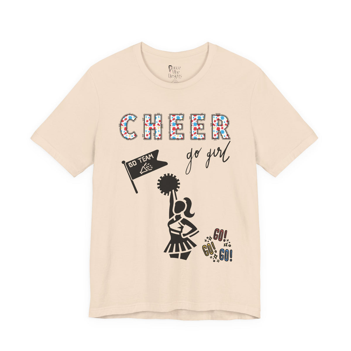 Adult Cheer Go Girl Graphic T-Shirt