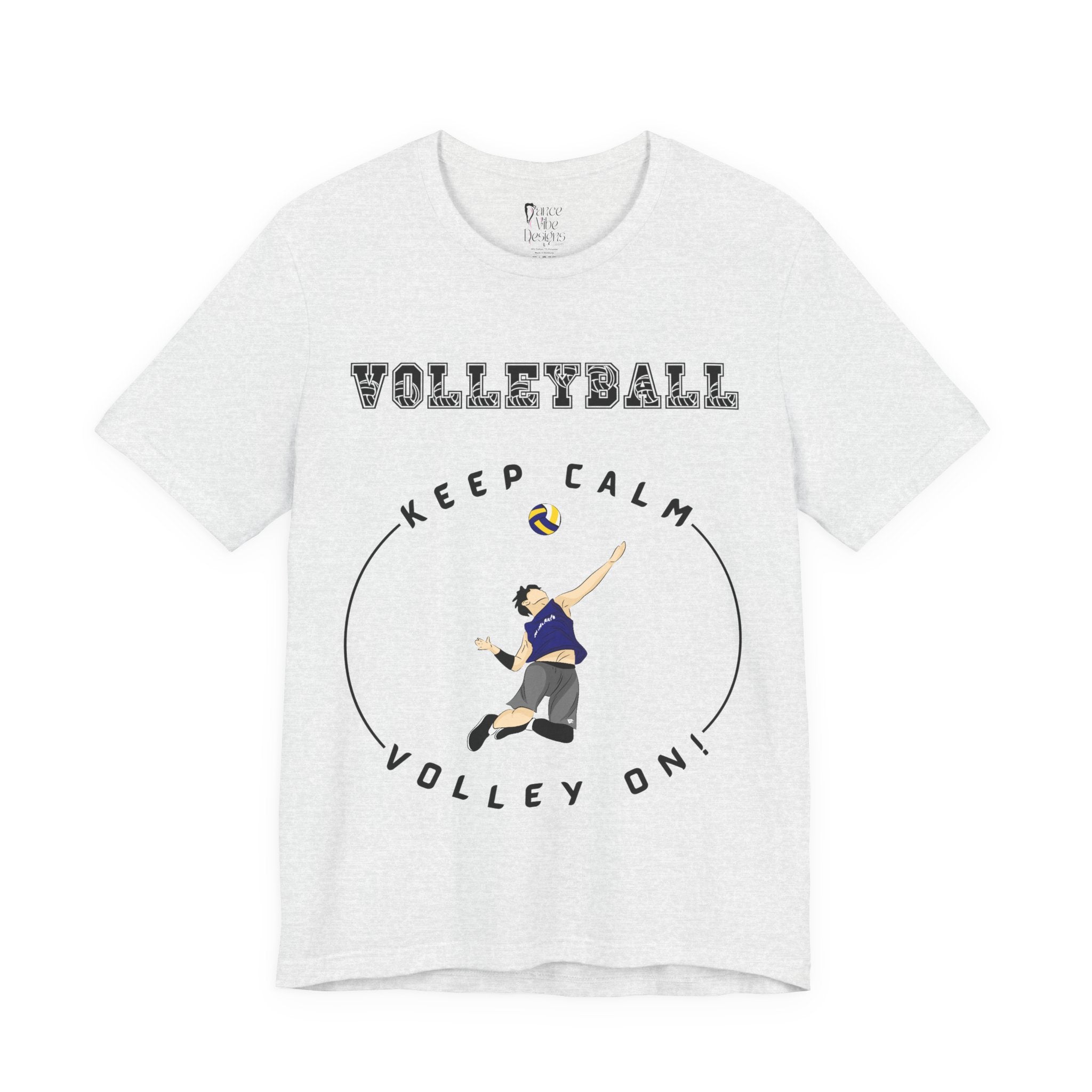 Adult Volleyball Male Graphic T-Shirt