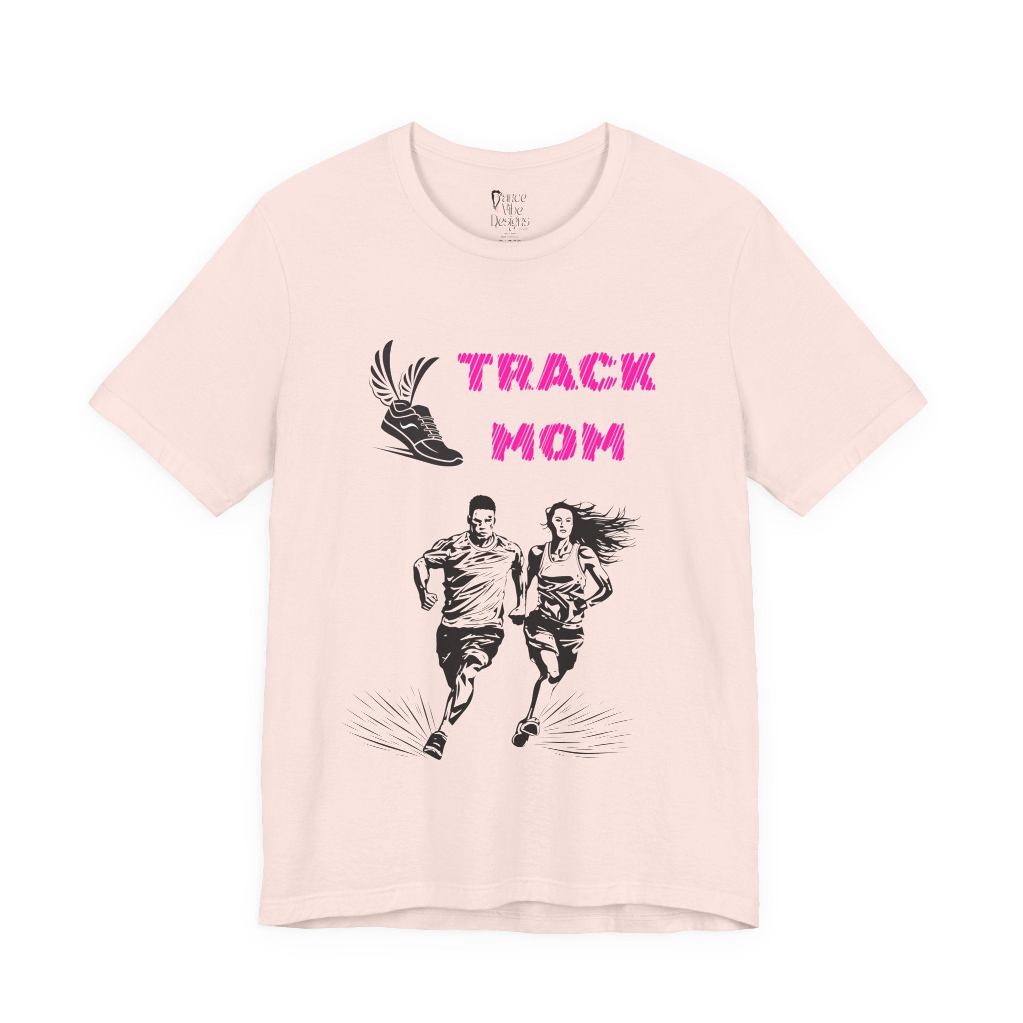 Adult Mom Track Graphic T-Shirt