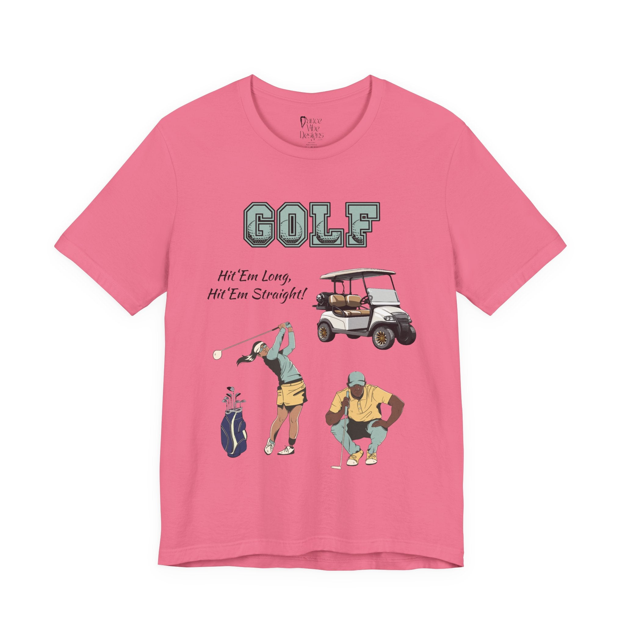 Adult Golf Hit 'Em Long Graphic T-Shirt