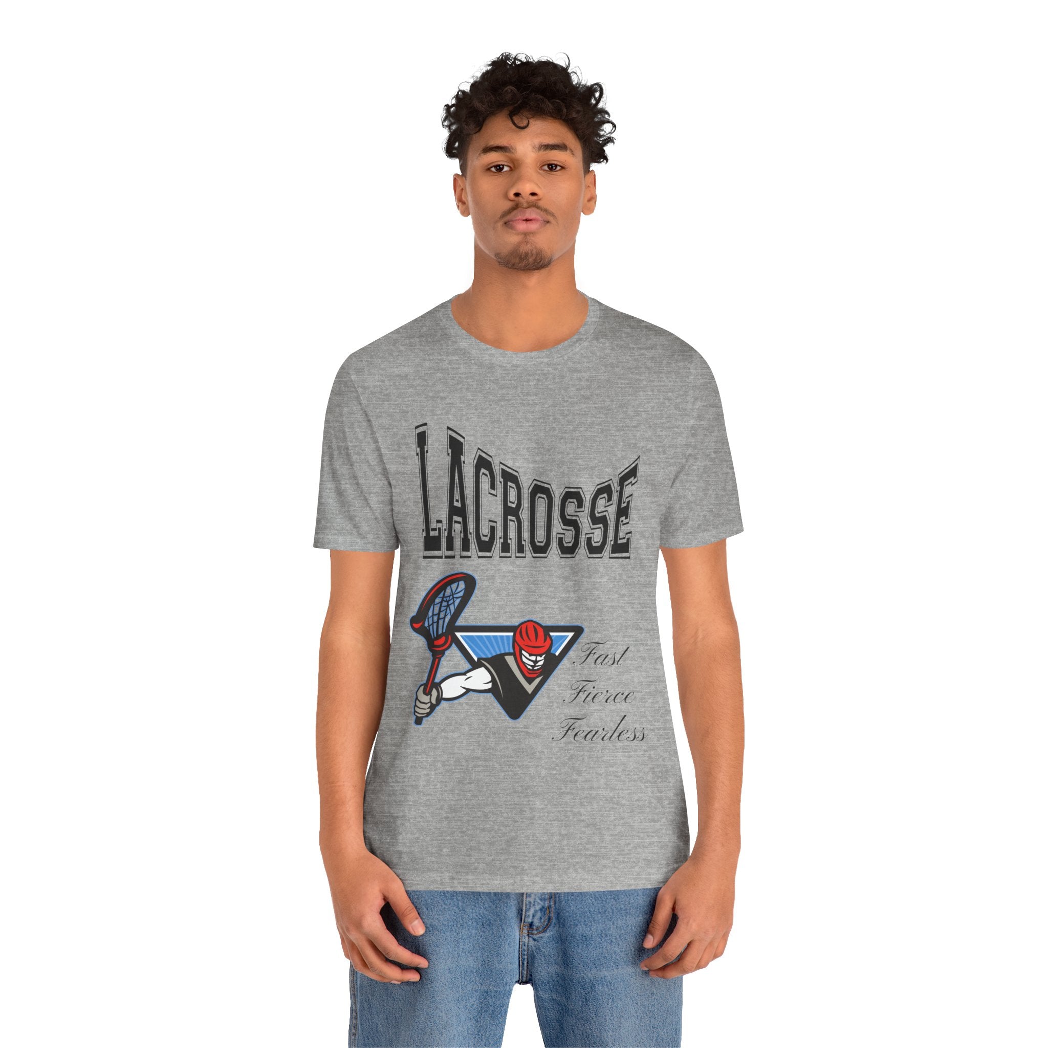 Adult Lacrosse Male Graphic T-Shirt