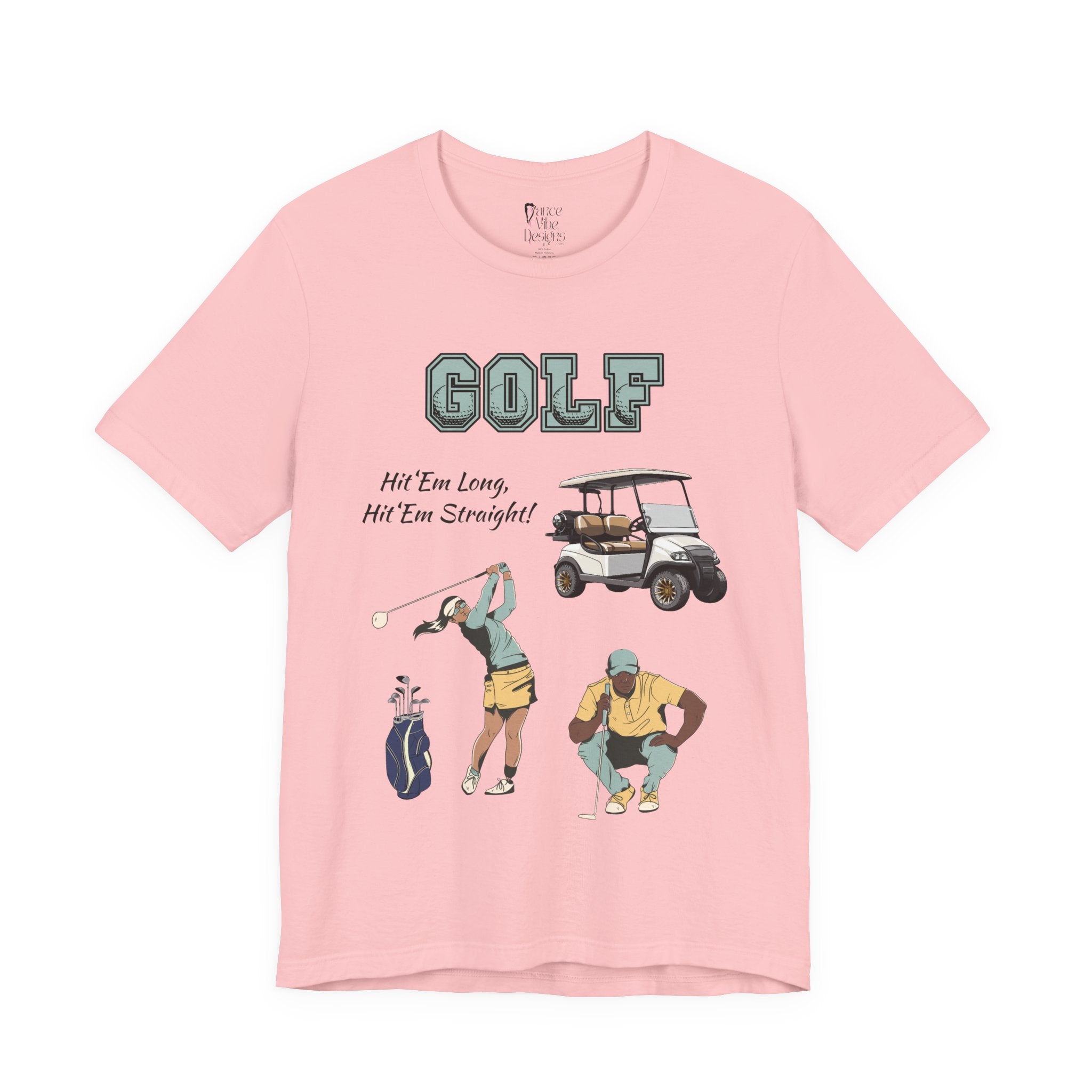 Adult Golf Hit 'Em Long Graphic T-Shirt