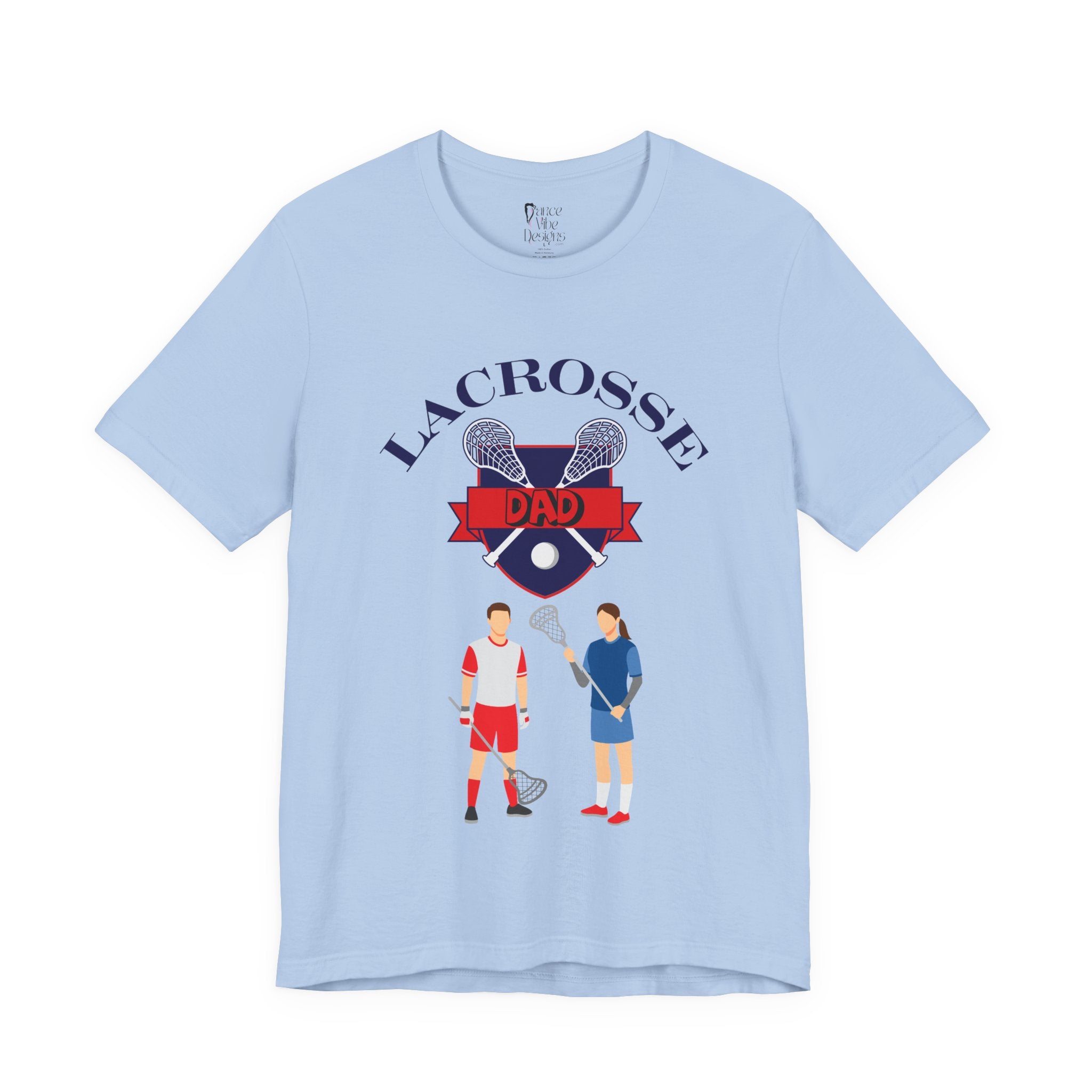 Adult Dad Lacrosse Graphic T-Shirt