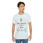 Adult Where Words Fail Music Speaks Graphic T-Shirt