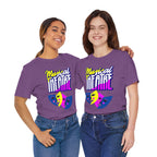 Adult Musical Theater Rainbow Mask Graphic T-Shirt