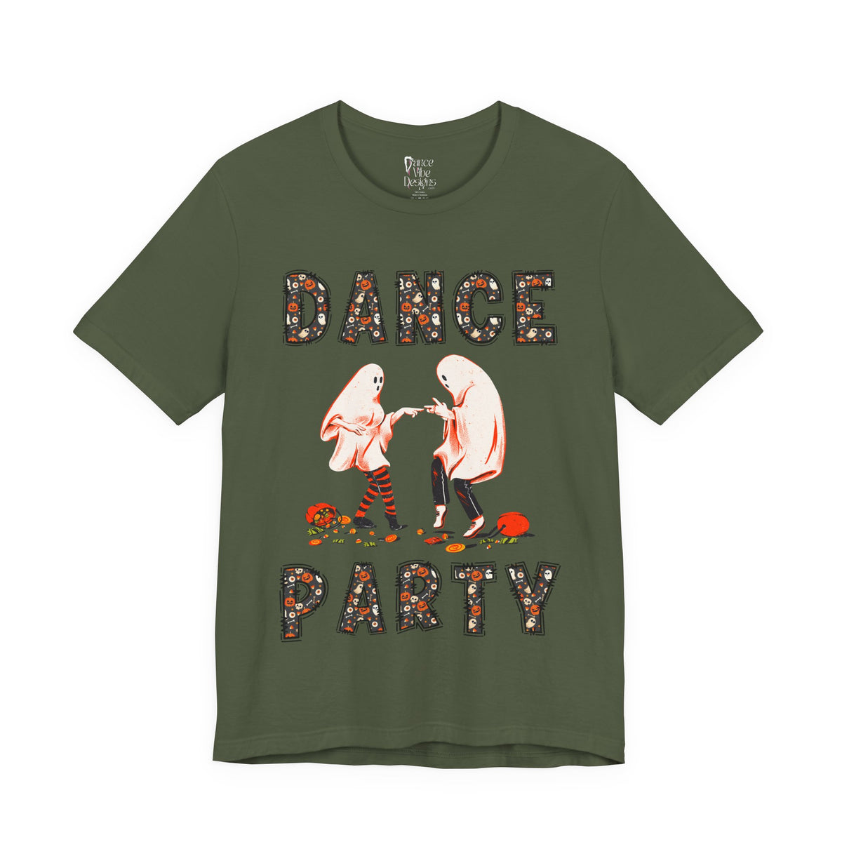 Adult Halloween Dance Party Graphic T-Shirt
