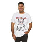 Adult Dad Baseball Graphic T-Shirt