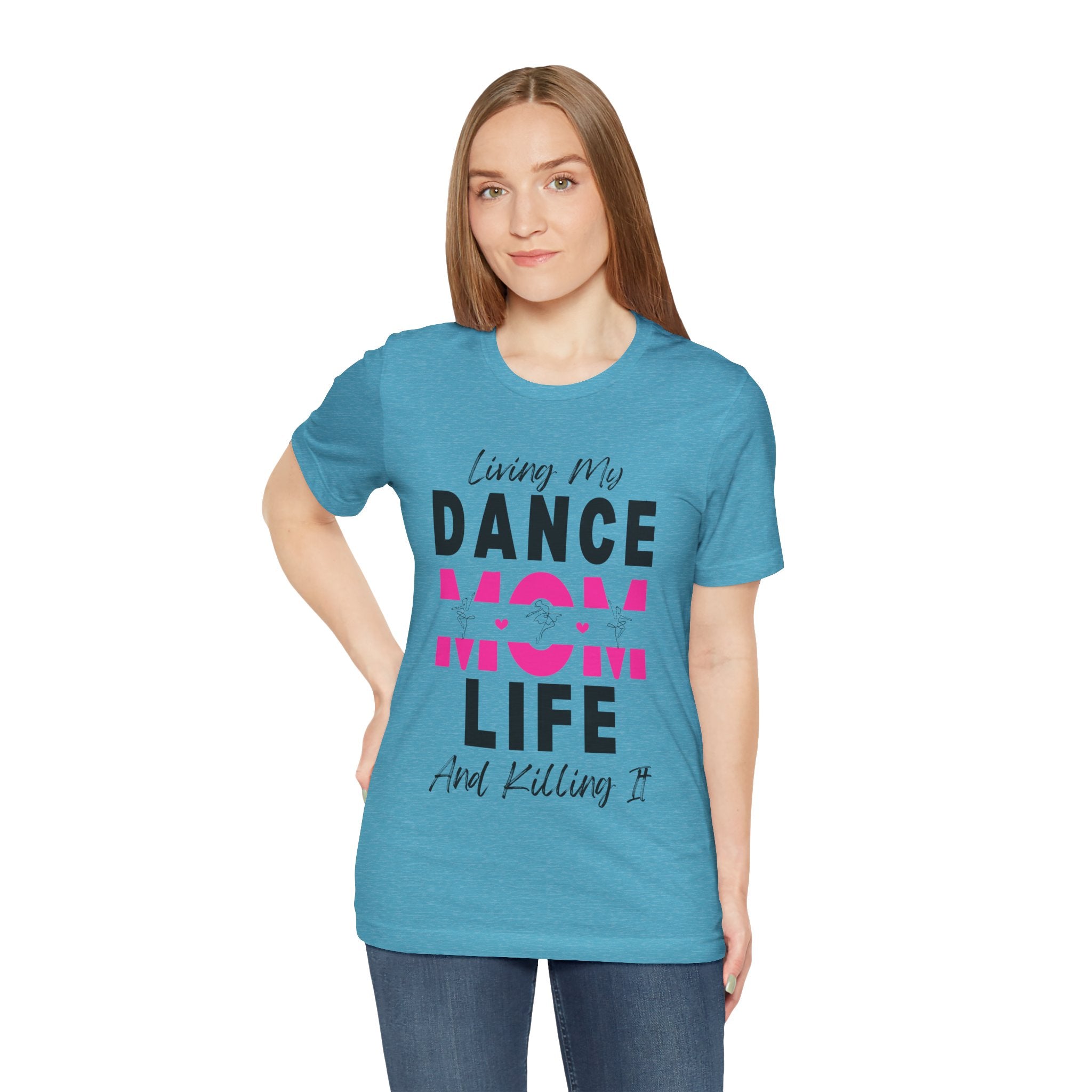 Adult Living My Best Dance Mom Life Graphic T-Shirt