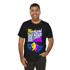 Adult Musical Theater Rainbow Mask Graphic T-Shirt