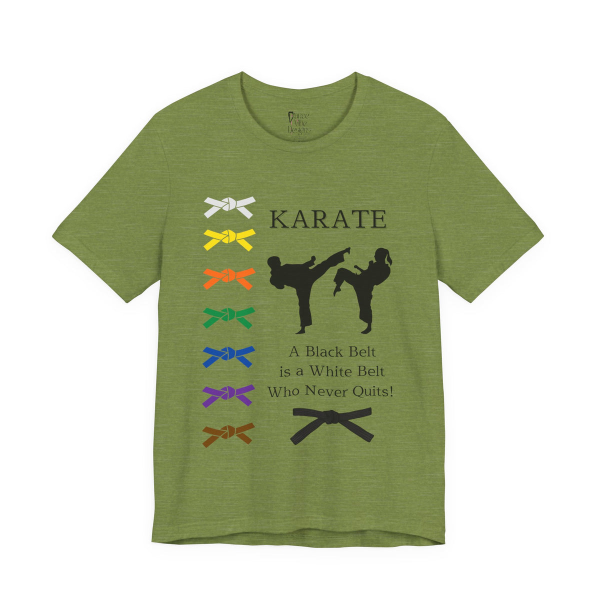 Adult Karate Belts Graphic T-Shirt