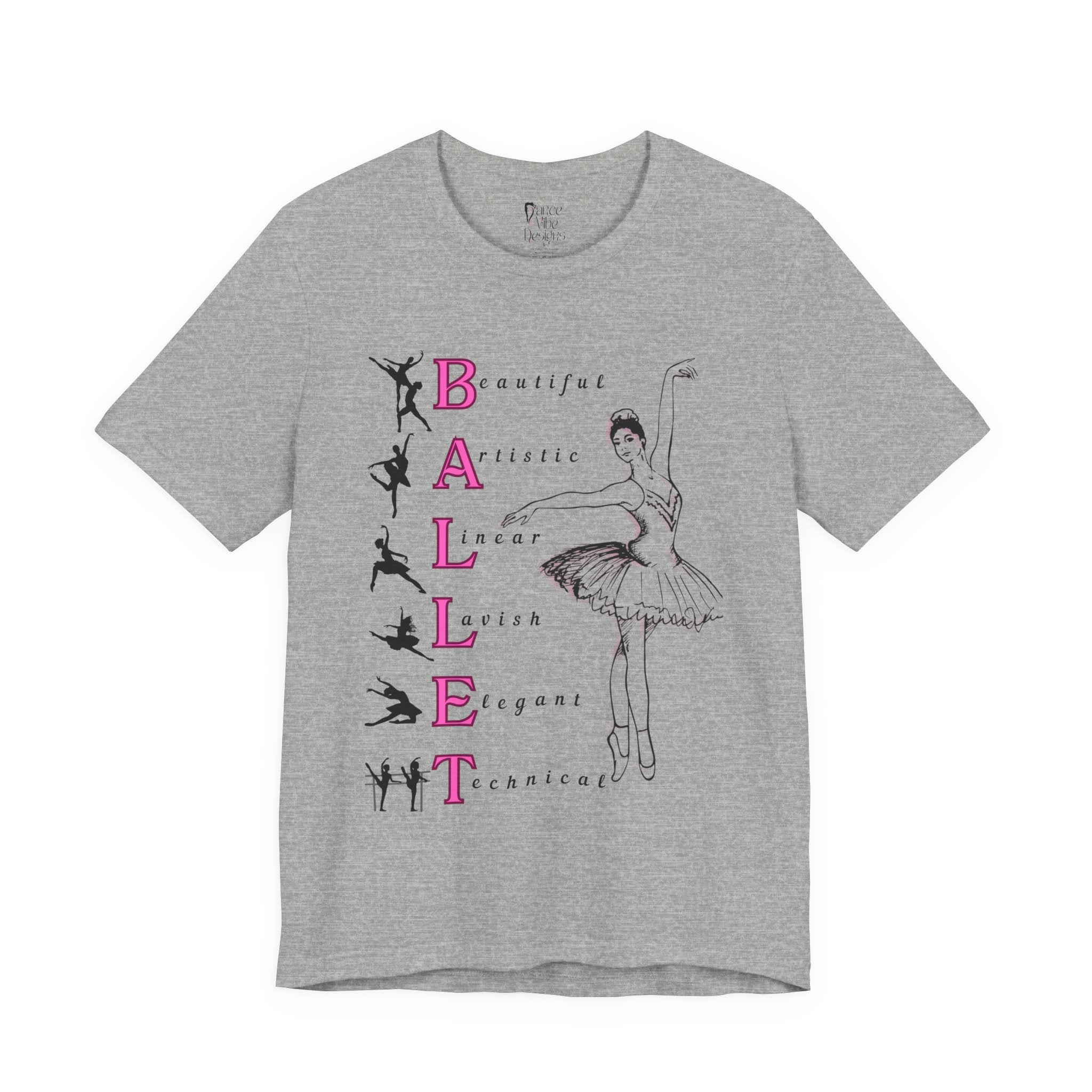 Adult Ballet Pointe Dance Graphic T-Shirt