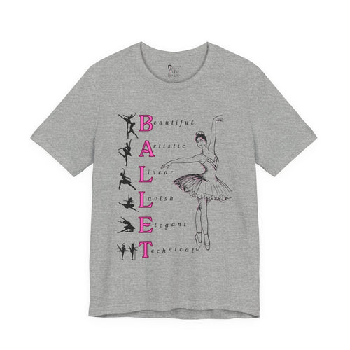Adult Ballet Pointe Dance Graphic T-Shirt