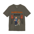 Adult Dad Basketball Daughter Graphic T-Shirt
