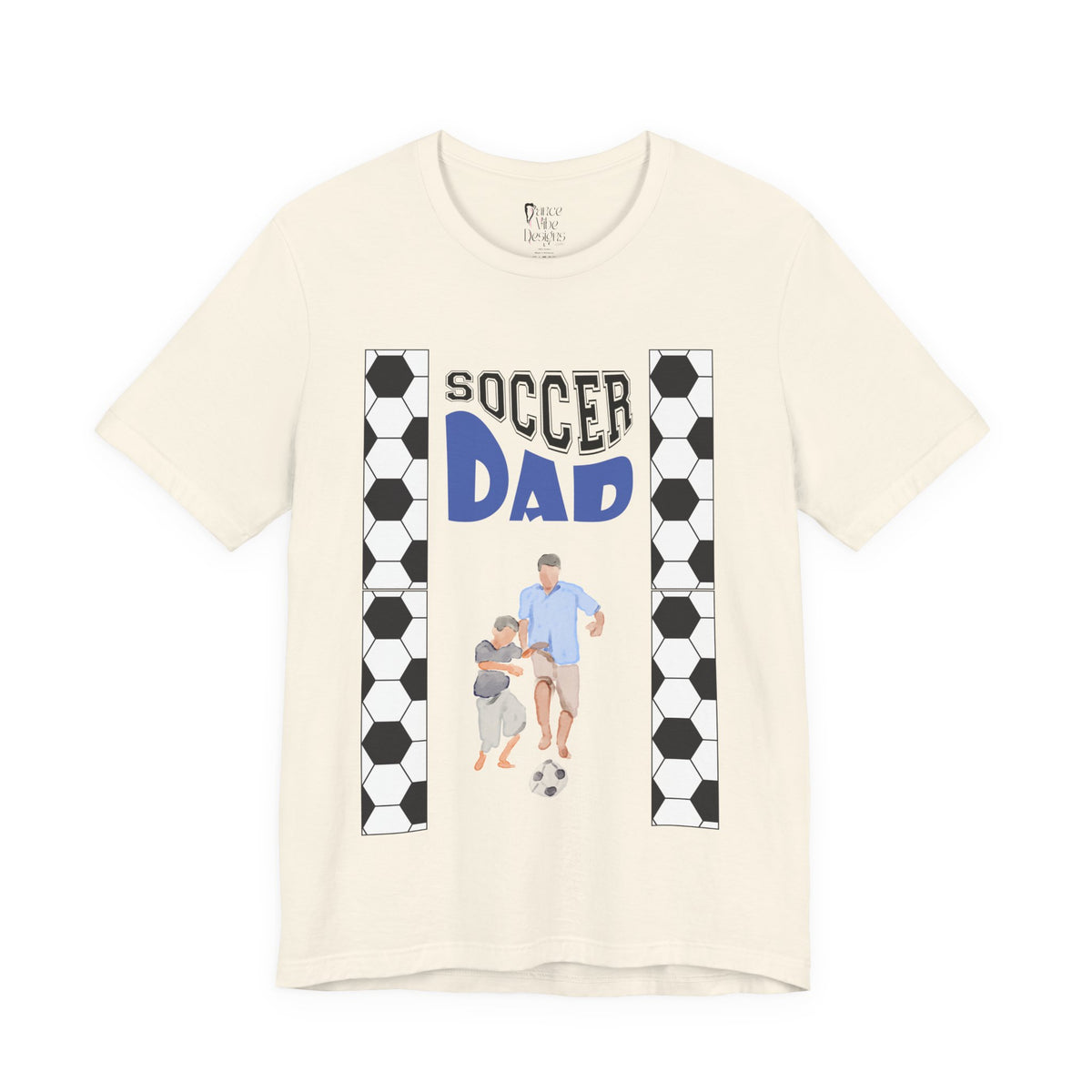 Adult Dad Soccer Son Sportswear Graphic T-Shirt