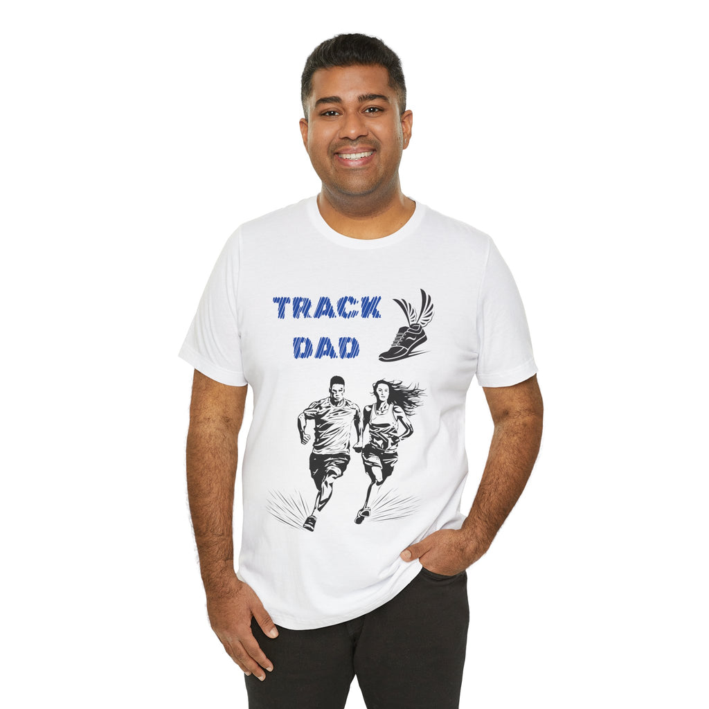 Adult Dad Track Graphic T-Shirt