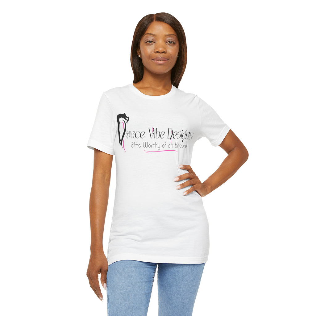 Adult Dance Vibe Designs PRINTED FRONT & BACK Graphic T-Shirt